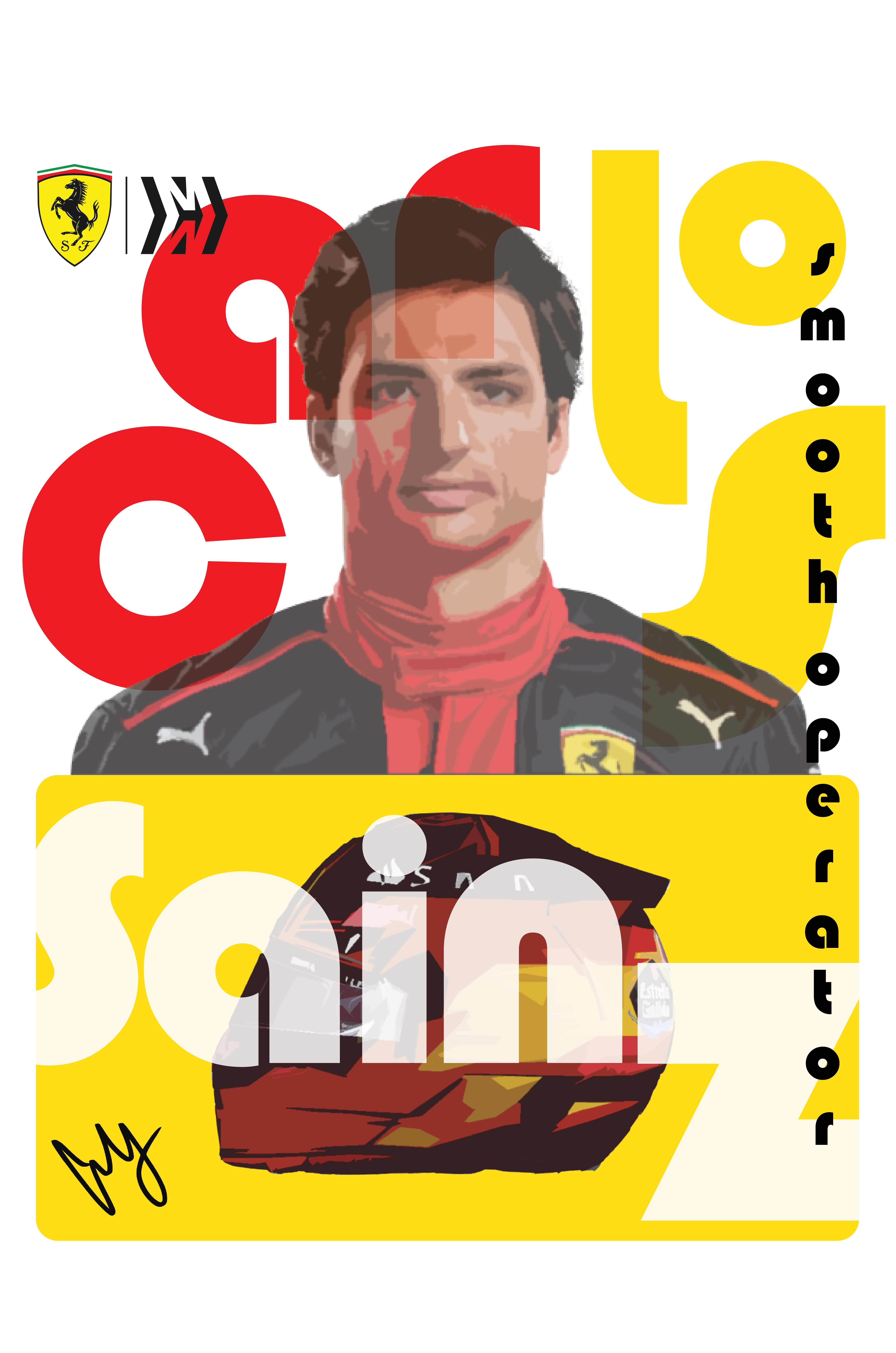 Carlos Sainz — F1 Poster